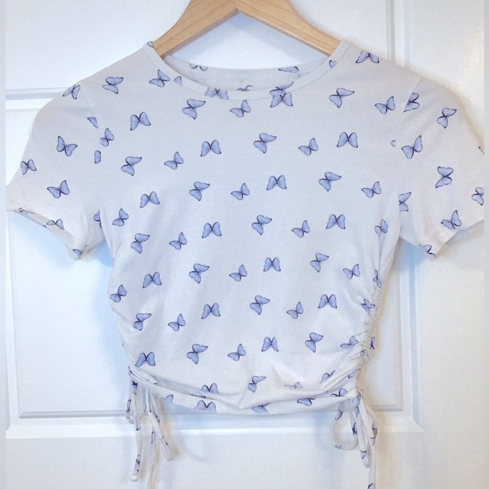 Hollister Butterfly Crop Top